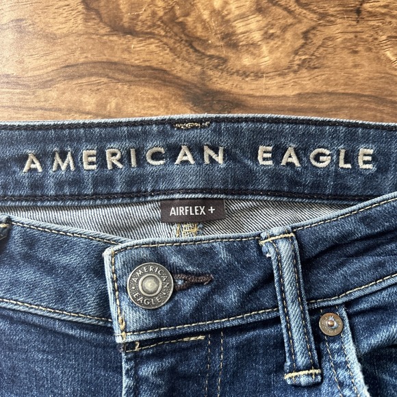 American Eagle Jeans Men's 32x32 (Fits 34x31) Slim Straight AirFlex + Stretch - Picture 3 of 6
